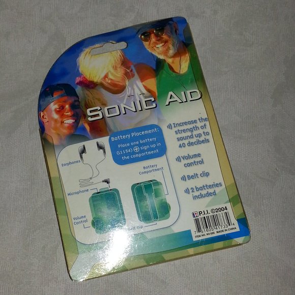 Vtg Mini Sonic Aid amplifier with volume control - Picture 2 of 2